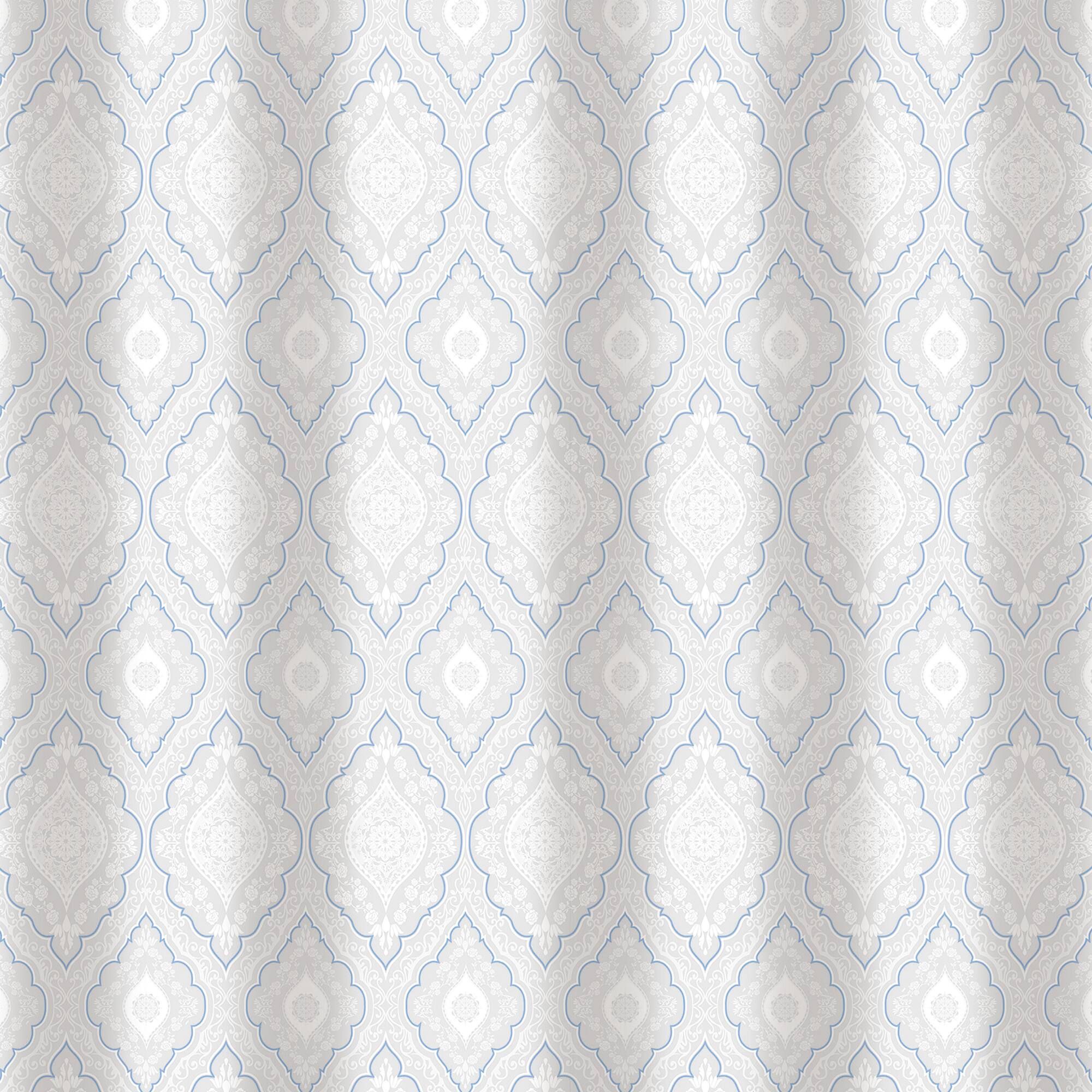 Bath Bliss Moroccan Design Shower Curtain